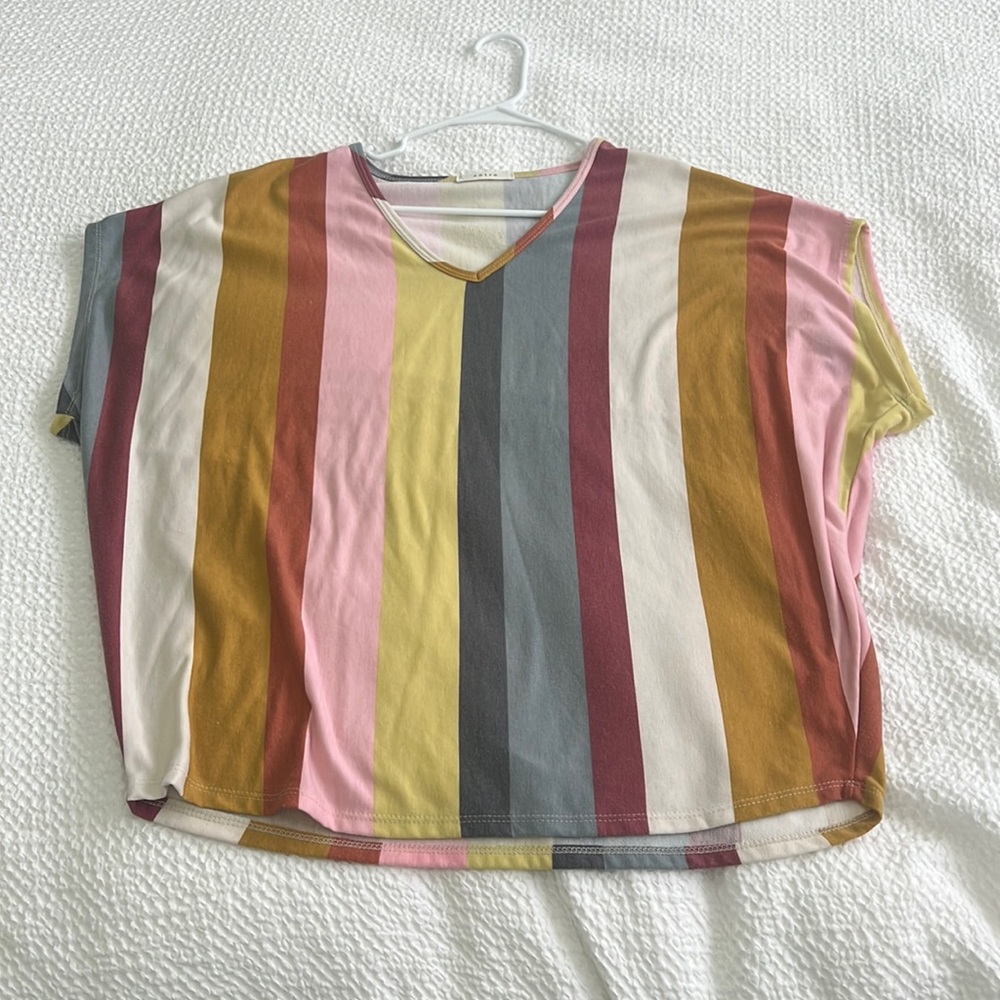 Striped boutique top
